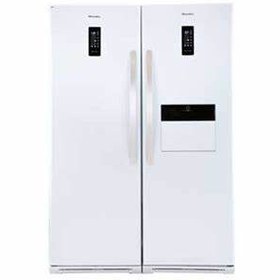 تصویر یخچال فریزر دوقلو هیمالیا مدل رومانو ظرفیت ۳۴ فوت با هوم بار و یخساز نیمه اتوماتیک 