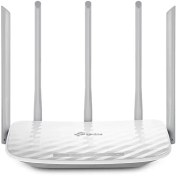 تصویر مودم روتر و اکسس پوینت مدل ARCHER C60 برند TP-LINK سفید -5 آنتن AC1350- DUAL BAND - گارانتی پانا 