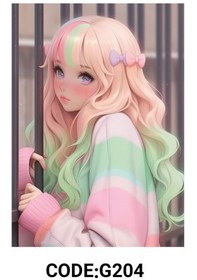 تصویر فرشینه طرح نوجوان CODE:G204 