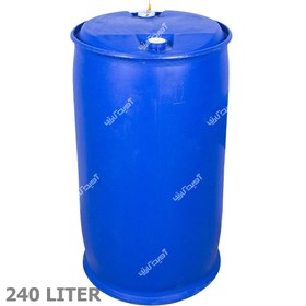 تصویر بشکه ال رینگ 240 لیتری نگهداری مایعات ا L-Ring 240 liter liquid storage barrel L-Ring 240 liter liquid storage barrel
