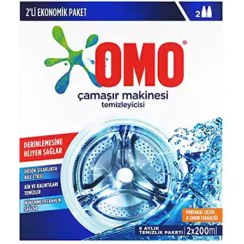 تصویر پاک کننده ماشین لباسشویی اومو Omo Pine Breeze دو قلو با رایحه کاج 400 میل 