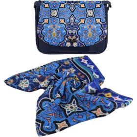 تصویر ست کیف و شال زنانه پرستو کد 06 Parstoo Women Bag and Shawl Set Code 06