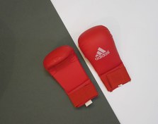 تصویر دستکش کاراته/ قرمز L 