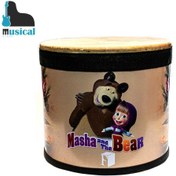 تصویر طبلک پلیمری فیدا طرح ماشا و میشا 