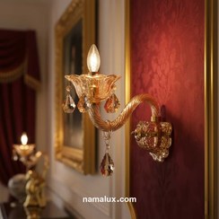 تصویر لوستر دیواری کریستالی (کد: 1412) 