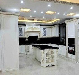 تصویر کابینت ممبران باسرستون جزیره مدل کلاسیک جدید کدmem ۳۸۷ 