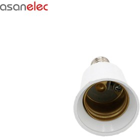 تصویر تبدیل سرپیچ E14 به E27 تبدیل سرپیچ E14 به E27