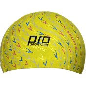 تصویر کلاه شنا پرو اسپورتز مدل PU پارچه ای 