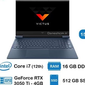 تصویر لپ تاپ استوک HP VICTUS 15 مدل Core i7 نسل 12 گیمینگ 
