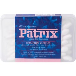 تصویر گوش پاکن پاتریکس مدل Pure Cotton بسته 40 عددی 
