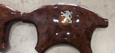 تصویر قاب ایربگ 405 قدیم طرح چوب 