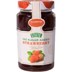 تصویر مربا دیابتی توت فرنگی اشتوت بدون شکر STUTE Strawberry 00321