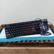 تصویر کیبورد و موس گیمینگ ANSTY KB-02 