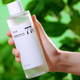 تصویر تونر آرامش بخش آنوا هارتلیف ۷۷% اصل کره ANUA Heartleaf 77% Soothing Toner