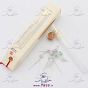 تصویر سوزن ته مرواریدی شیشه ای مدل Sakura تولیپ اصل ژاپن 