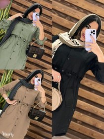 تصویر مانتو راحیل جنس مکانیک پرشیا 