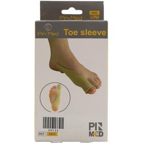 تصویر پد اصلاح کننده شست پا مدل ۱۰۱۵ پین مد Pin Med Toe Sleeve Code 1015 Free Size