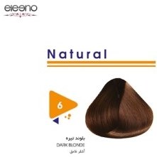 تصویر رنگ موی 120 میلی سری طبیعی شماره 6 بلوند تیره(با دستکش وکلاه) ویتامول vitamol 120ml Natural Hair Color Dark Blonde No. 6 (with gloves and hat)