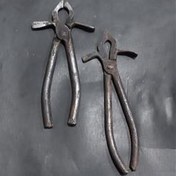 تصویر 2 انبر قندشکن قدیمی فولادی دستساز 