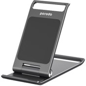 تصویر استند Porodo Alum Alloy Foldable Mobile Stand 