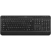 تصویر کیبورد با سیم گرین مدل GK502 با حروف فارسی 