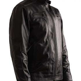 تصویر کاپشن چرم مردانه 2116J 