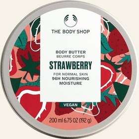 تصویر کره بدن توت فرنگی 200 میلی لیتر بادی شاپ The body shop 