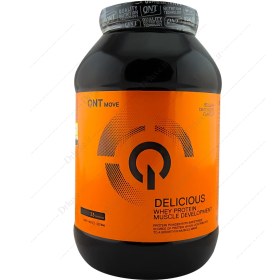 تصویر پودر پروتئین وی دلیشس کیو ان تی طعم شکلات ۱۰۰۰ گرم 