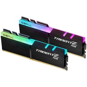 تصویر رم کامپیوتر استوک جی اسکیل مدل TRIDENT-Z 32G DUAL 3200MHZ DDR4 RGB 