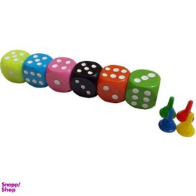 تصویر تاس بازی مدل GIGANT6 بسته 10 عددی 