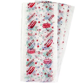 تصویر پاکت یکبار مصرف ساندویچ پنگوئن مدل P100 دو بسته 100 عددی 