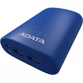 تصویر شارژر همراه ای دیتا مدل P10050V ظرفیت 10050 میلی آمپر ساعت Adata P10050V 10050mAh Power Bank