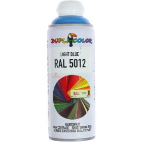 تصویر اسپری رنگ آبی روشن دوپلی کالر مدل RAL 5012 حجم ۴۰۰ میلی لیتر Dupli Color RAL 5012 Light Blue Paint Spray 400ml