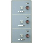 تصویر فایل فلزی اداری دیجیتال نسوز مدل سه کشو 1100FAC 