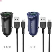 تصویر شارژر فندکی 18 وات هوکو مدل Z39 به همراه کابل میکرو HOCO Z39 MICRO 18W CAR CHARGER