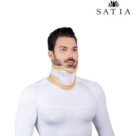 تصویر گردن بند طبی سخت چانه دار Rigid cervical collar with chin