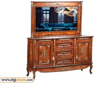 تصویر آینه کنسول ملینا معرق 