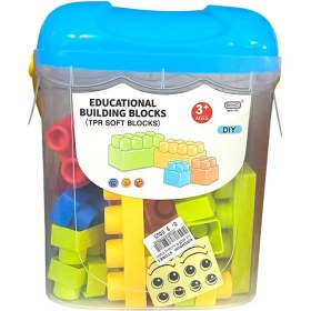 تصویر لگو سطلی 40 تکه نرم 