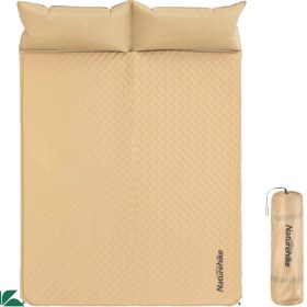 تصویر زیرانداز خود بادشو نیچرهایک مدل Coupَََle Inflatable Mat With Pillow 