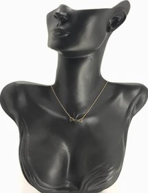 تصویر گردنبند طلا 3 قلب Gold necklace