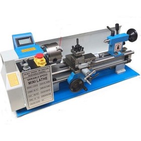 تصویر دستگاه تراش رومیزی طول 35 سانت Lathe machine LA350100