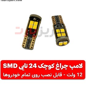 تصویر لامپ SMD سکن 24 تایی (چراغ کوچک جلو) 