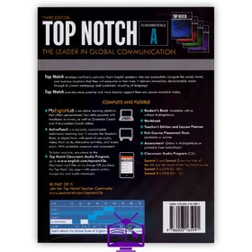 تصویر کتاب تاپ ناچ فاندامنتال A ویرایش سوم | Top Notch Fundamentals A 3rd Edition Top Notch Fundamentals A 3rd Edition