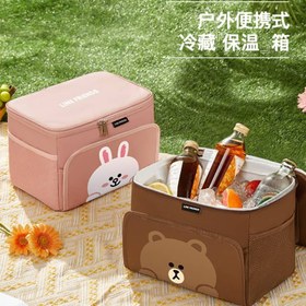 تصویر ساک پیکنیک line friends 