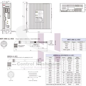 تصویر سروو موتور 1.05 کیلووات کینکو فلنچ 130 میلی متر |KINCO SERVO MOTOR 1.05W 