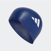 تصویر کلاه شنا آبی مردانه و زنانه بزرگسالان 3S CAP Bone IK9662 adidas 