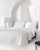 تصویر روتختی دو نفره کلاسیک سفید برند مادام کوکو مدل rodez Madame coco rodez