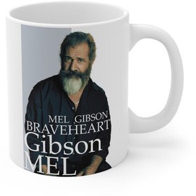 تصویر ماگ طرح مل گیبسون Mel Gibson شجاع دل Brave heart مدل NM1964 