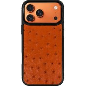 تصویر قاب گوشی آیفون 17 پرو مکس MagSafe کد چرم PLOBO 