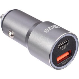 تصویر شارژر فندکی سوپر فست 30 وات بیوا مدل CC-17 Biva 30W Car Charger Model CC17 – Super Fast Charging Dual-Port Car Adapter